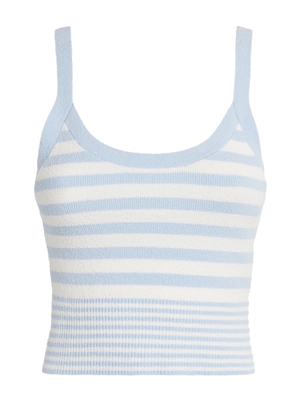 NWT- Sandro Paris Terry-Knit Striped Tank Top. Size 3.
